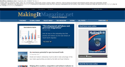 Desktop Screenshot of makingitmagazine.net